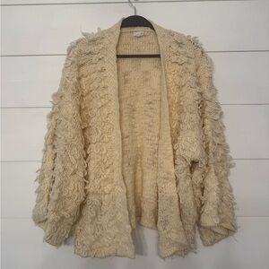 Anthropologie Akemi + Kin Cozy Cream Textured Women’s Sweater
